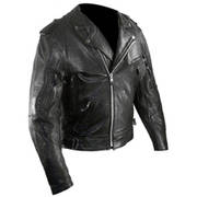 Buffalo Leather Armored Biker Jacket