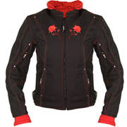 Текстильная мотокуртка Women's Reflective Rose Black-Red