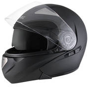  Hawk Black Matte Modular Helmet