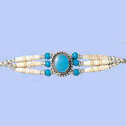 Браслет Genuine Bone Bracelet Turquoise