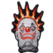 Нашивка Spiked Clown Skull Patch