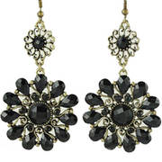 Серьги Flower Drape Earrings Black