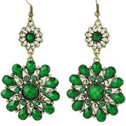 Серьги Flower Drape Earrings Green