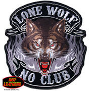 Нашивка Lone Wolf  No Club Patch