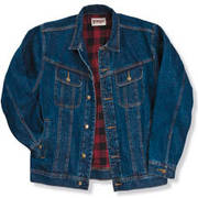 Классическая куртка RJK32 Flannel Lined Denim Jacket