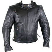 Кожаная мотокуртка Cowhide Leather Armored Jackets