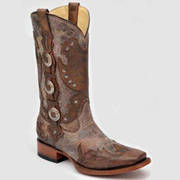  Leather Cowboy Western Boots