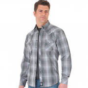 Хлопковая рубашка MRC167M Poplin Plaid Shirt