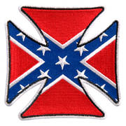 Нашивка Iron Cross Rebel Flag Patch