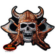  Hot Leathers Viking Skull Patch