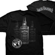 Футболка от Jack Daniels с коротким рукавом 3 Bottles