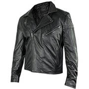 Black Classic Casual Leather Jacket