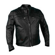 Куртка Leather Jacket Double Piping