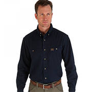 Хлопковая рубашка 3W501NV Wrangler Shirt