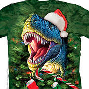 Рождественская футболка Детская Xmas T-Rex