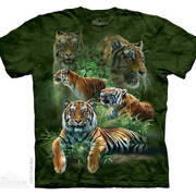 Футболка с тигром Jungle Tigers