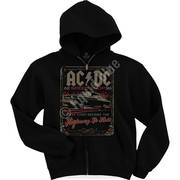 Балахон / Толстовка AC/DC Speedshop Zipper Black Hoodie