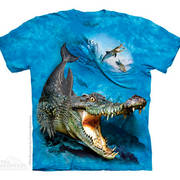 Fun-art футболка Crocodolphin