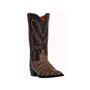  Flager Cowboy Boot Taupe Caiman Belly Foot