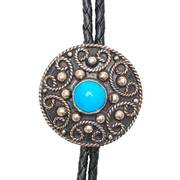  German Silver Tuquoise Bolo Tie