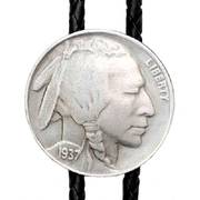 Indian Head Coin Bolo Tie