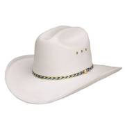 Шляпа White Faux Felt Cowboy Hat
