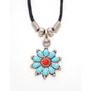 New Turquoise Flower Necklace