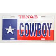 New Texas Cowboy License Plate