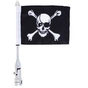 Флаг Motorcycle Flagpole Mount and Skull Cross-Bones Flag