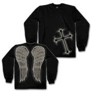 Футболка с длинным рукавом Angel Wing Patches Long Sleeve Tee1