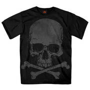 Футболка с изображением черепов Skull and Crossbones Jumbo Print T-Shirt