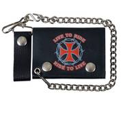  Live To Ride Leather Wallet