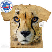 Футболка с леопардом Big Face Cheetah