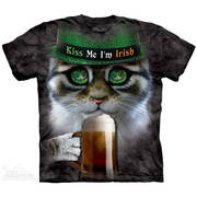 Fun-art футболка Shamrock Beer Kitten