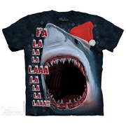 Рождественская футболка Xmas Shark