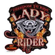 Нашивка Hot Leathers Freedom to Ride Lady