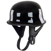 Мотошлем Outlaw T-75 German Style Black Half Helmet