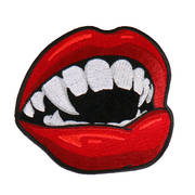 Нашивка Vampire Fangs Embroidered Patch