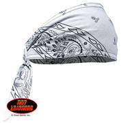 Бандана White Paisley Old School Bandana