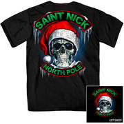 Рождественская футболка Saint Nick Skull Christmas T-Shirt