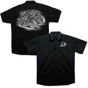Хлопковая рубашка Skull Racers Mechanics Shirt