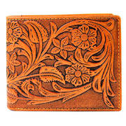 Кошелек / бумажник Tooled Leather Billfold Wallet