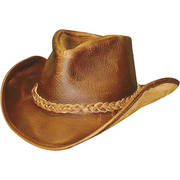 Кожаная шляпа Walker U-Shape-It Brown
