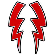  Lightning Bolts Embroidered Patch