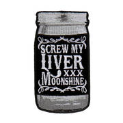 Нашивка Screw My Liver Embroidered Patch