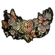  Heart Lock Embroidered Patch