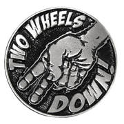  Two Wheels Down Pin