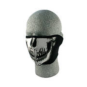 Мото маска Glow In The Dark Skull Face Neoprene Half Face Mask