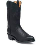 Сапоги OILED BLACK LEATHER WESTERN BOOT