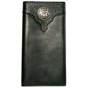 Кошелек / бумажник Old #7 Black Leather Rodeo Wallet